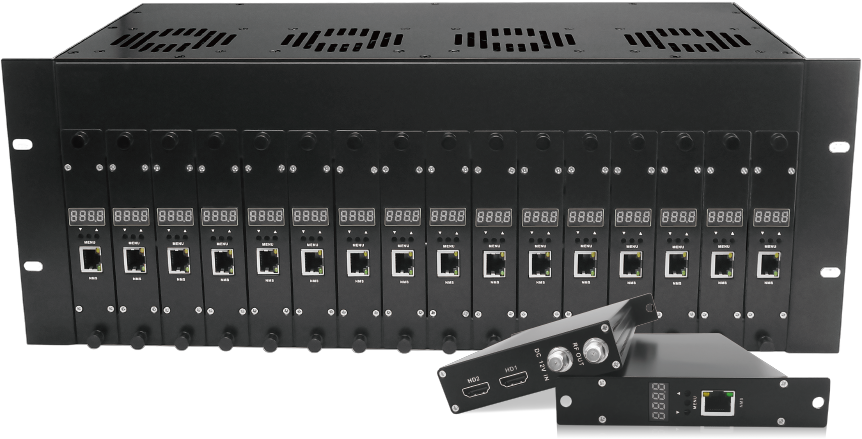 SKD296X 2~32 HD DUAL INPUT DIGITAL MODULATOR encoder modulator H.264 multiplex modulate RF output distribute commercial to TV