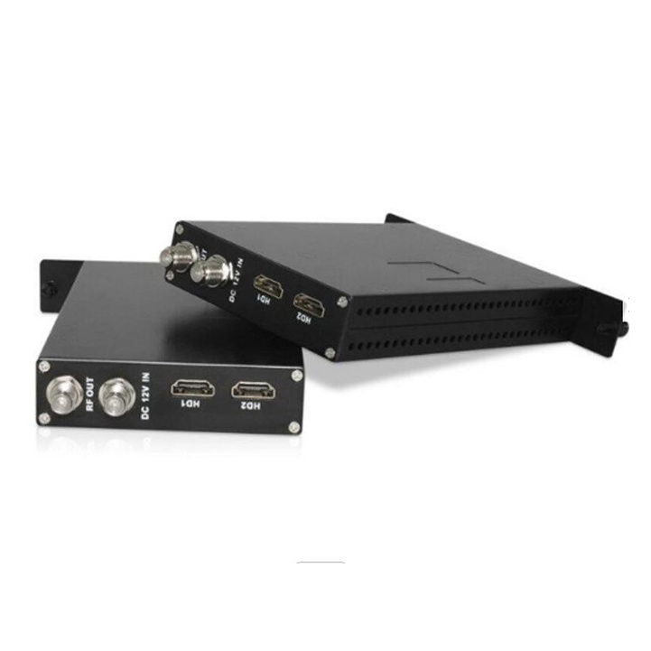 SKD296X 2~32 HD DUAL INPUT DIGITAL MODULATOR encoder modulator H.264 multiplex modulate RF output distribute commercial to TV