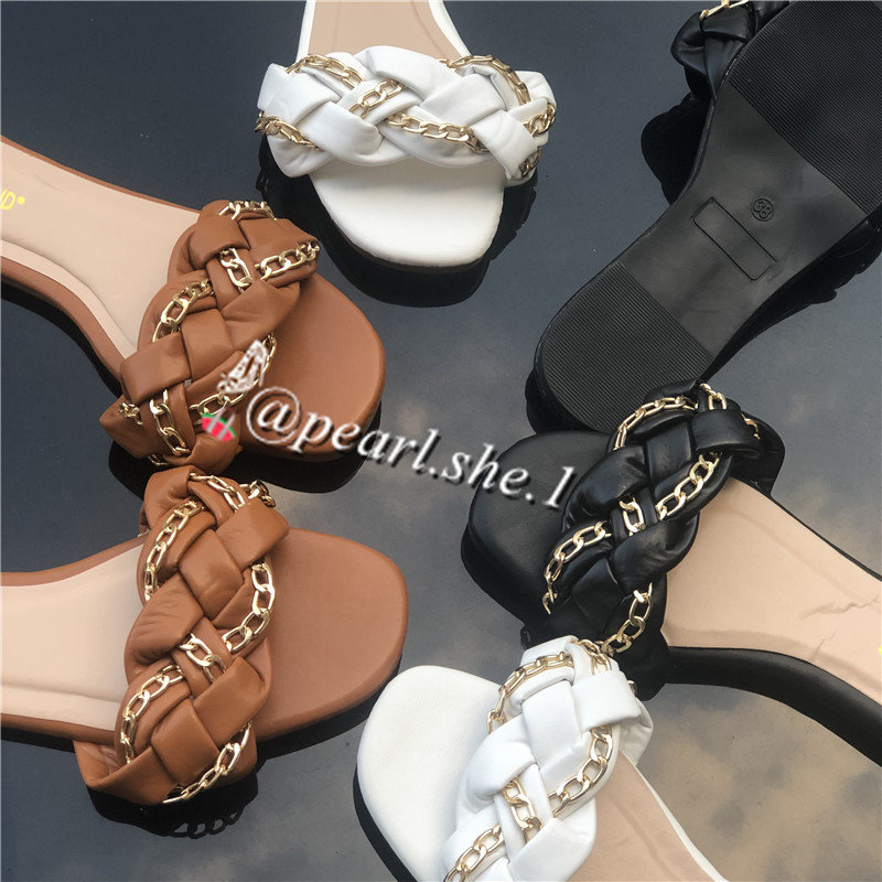 New mules 2021 women shoes fashion slides platform sandals  luxury slippers for women