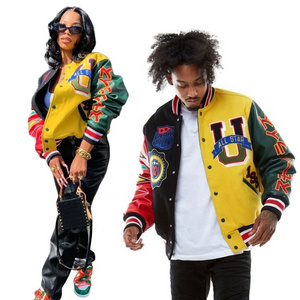 personality trend couple Coat Baseball Street custom Men and woman Letterman  jackets