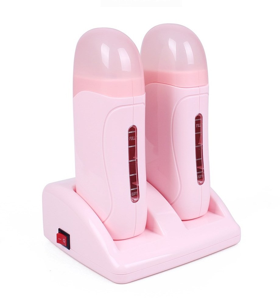 Professional Beauty Salon Depilatory Use Hair Removal Two Seat double wax heater Roll-On Wax roller wax Machine