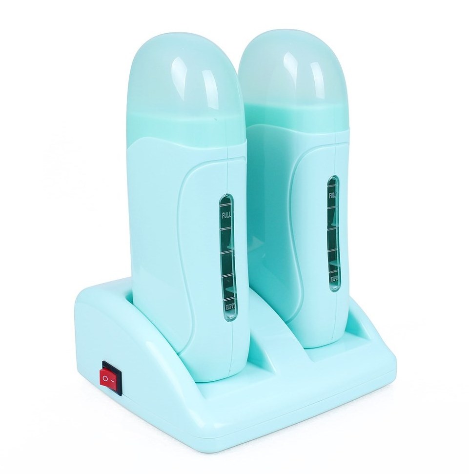 Professional Beauty Salon Depilatory Use Hair Removal Two Seat double wax heater Roll-On Wax roller wax Machine