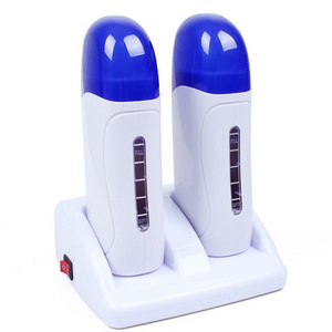 Professional Beauty Salon Depilatory Use Hair Removal Two Seat double wax heater Roll-On Wax roller wax Machine