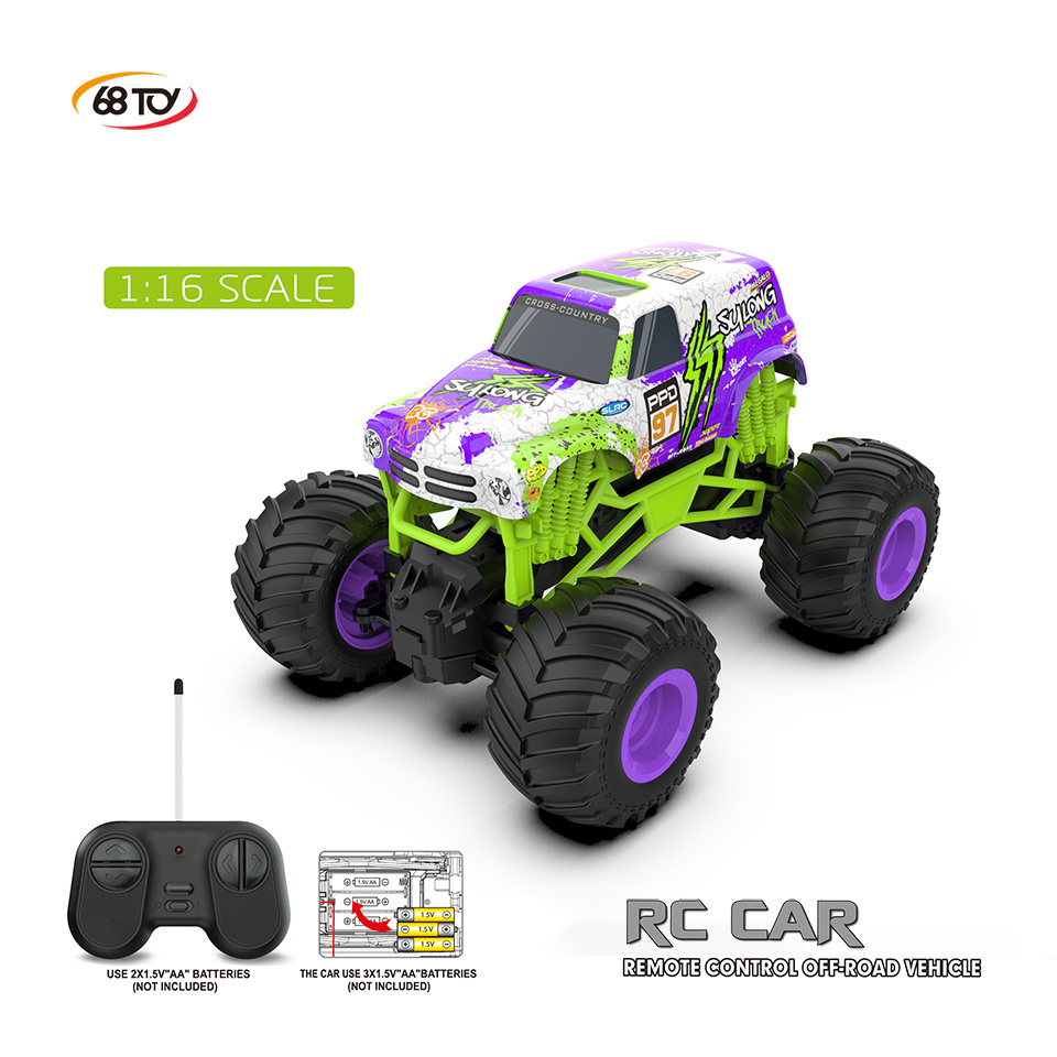 Racing  Monster Truck off-road vehicle for chiren 4 channel remote control car toy