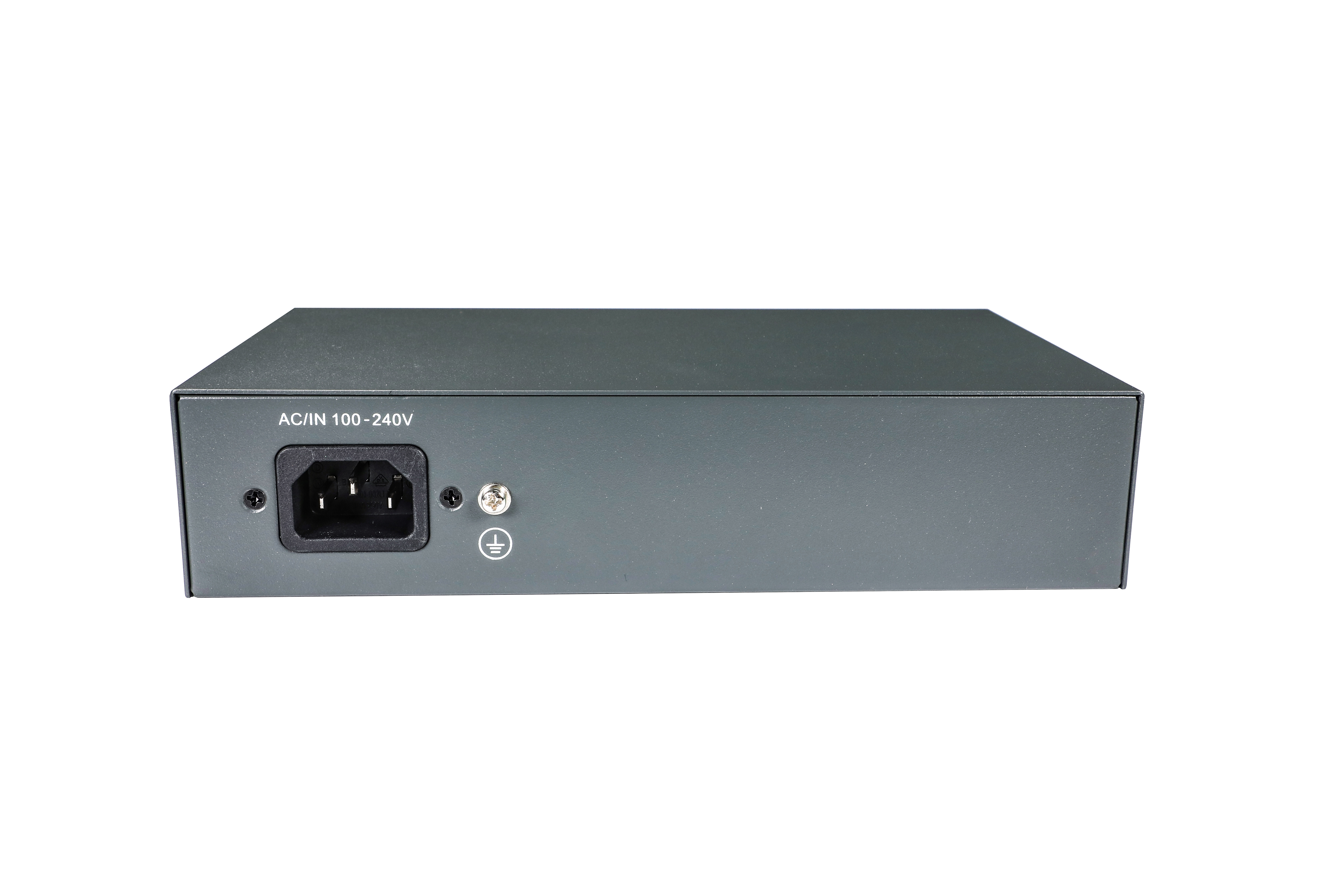 6COM 8 Port Gigabit PoE Switch, 8 PoE+ Ports 1000Mbps, 802.3af/at 120W, Metal Fanless Unmanaged Plug and Play