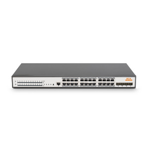 6COM  C3500-24P4X 24-Port 1G/10G PoE+ Switch, 24x GE RJ45 PoE Ports, 4x 10GE SFP+ Uplinks Ports, 370W