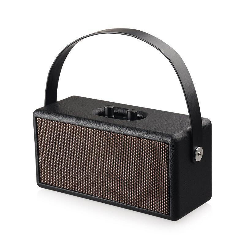 Retro Bluetooth Speaker Vintage Style Caixa De Som High Power Stereo Bluetooth-speaker D30 Portable Wooden Battery Plastic