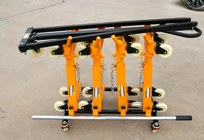 Forklift Type Car Wheel Dolly,Small Car Moving Jack,Manual Hydraulic Vehicle Positioning Jack