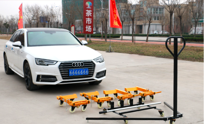 Forklift Type Car Wheel Dolly,Small Car Moving Jack,Manual Hydraulic Vehicle Positioning Jack