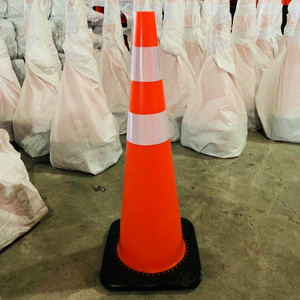 90cm PVC traffic road safety cone, 36inches Orange traffic cones