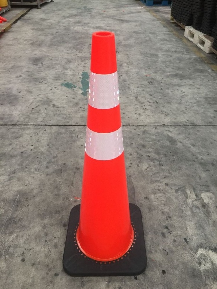 90cm PVC traffic road safety cone, 36inches Orange traffic cones