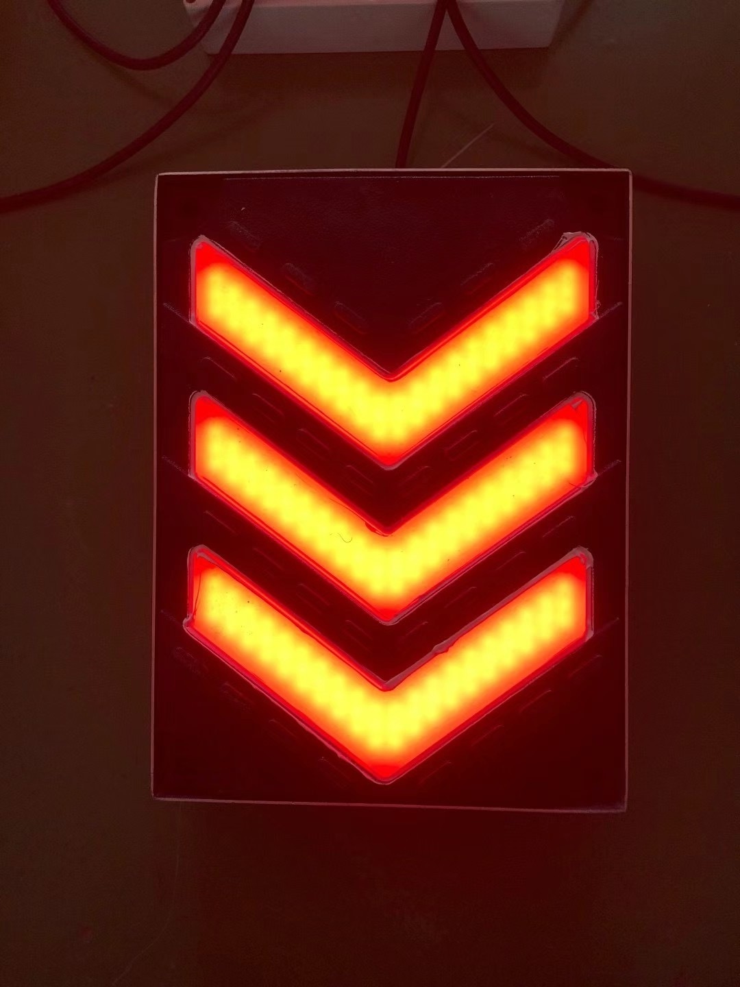 RED yellow green Pavement LED Pedestrian LED Road Crossing Sign