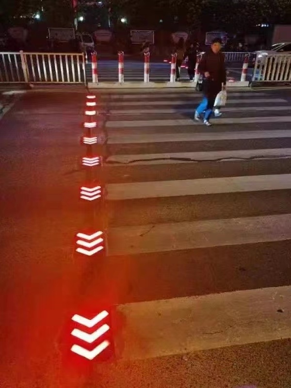 RED yellow green Pavement LED Pedestrian LED Road Crossing Sign