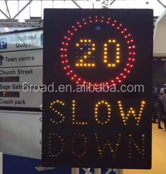 Solar LED Radar Vehicle Activated Signs Speed Trailer