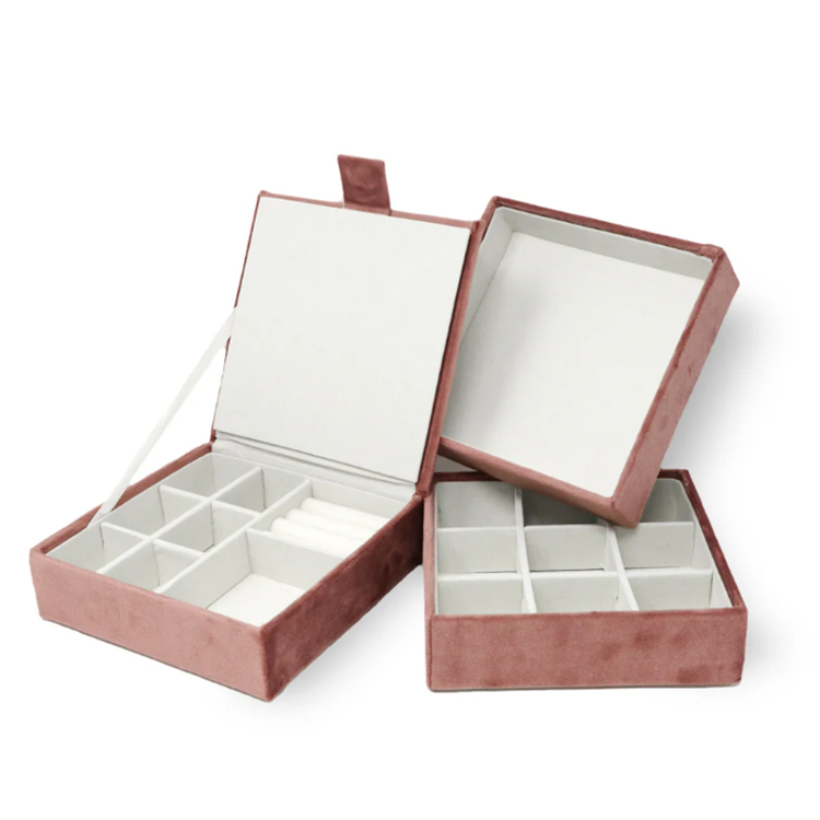 Large Capacity Hand Jewelry Storage Box Earrings Stud Earrings Necklace Wedding Jewelry Box With Locker