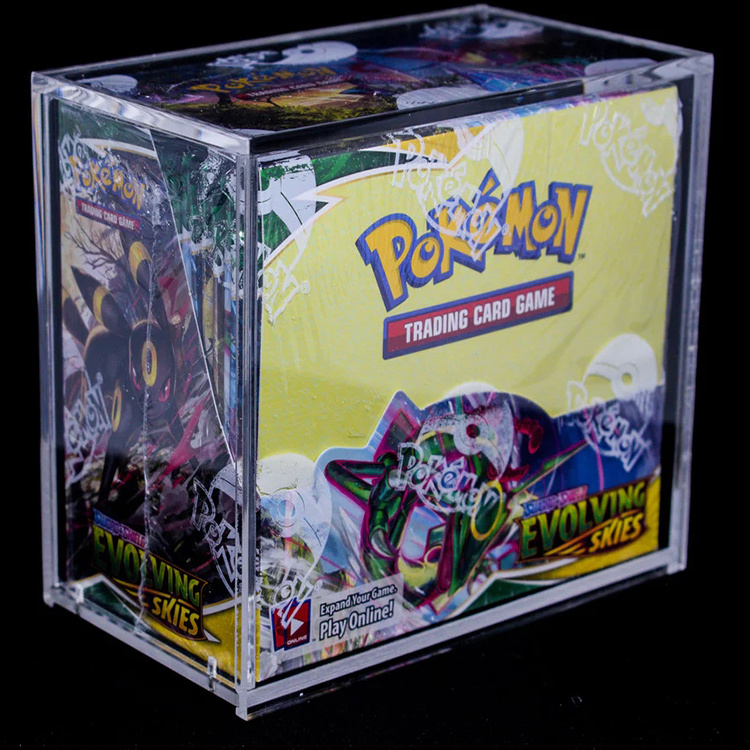 Acrylic Case Acrylic Display Storage Snug Fit Pokemon Evolving Skies Elite Trainer Box And Etb Acrylic Case Bundle