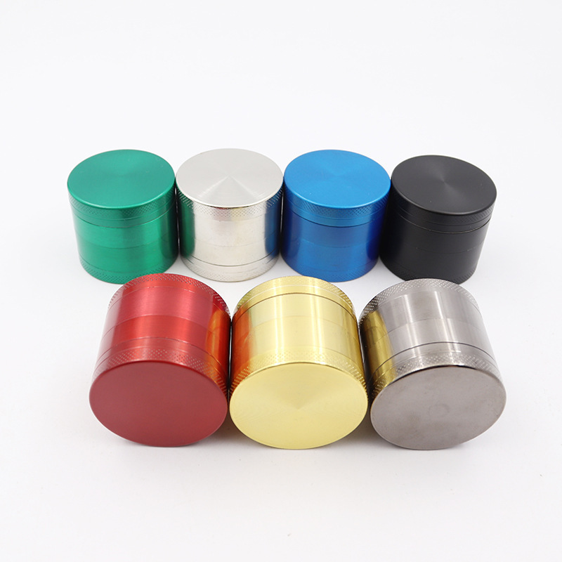 71 holiday 2022 classic Custom Logo Metal 40mm 50mm 63mm 4piece Large Herb Grinders Black Grinders Herbal