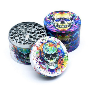 Wholesale Hot Selling  Factory Direct Smoking Accessories Herb 50mm Custom Logo Metal Tobacco Grinder