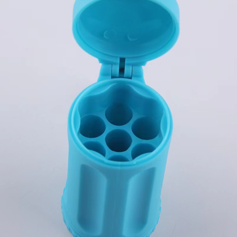 Sleeve Grinder with Detachable Herb Crusher 30mm 2-Part | Polycarbonate Clipper Lighter Case