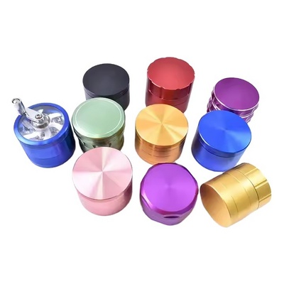 2024 Luxury Aluminum Big Herb Grinder Matte Spice Tobacco Crusher Grinder 40MM 50MM 55MM 63MM