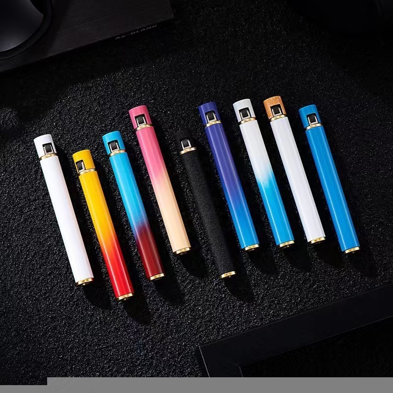 Custom Logo Flint Lighters For Cigarette Zinc Alloy Portable Mini Slim Flint Lighter