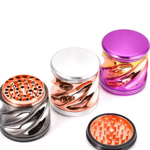 TECH New Arrival 4 Layers 75mm Aluminum Alloy Herb Grinders Large Grinder Spice Tobacco Crusher for Distributor