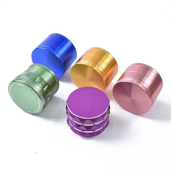 2024 Luxury Aluminum Big Herb Grinder Matte Spice Tobacco Crusher Grinder 40MM 50MM 55MM 63MM