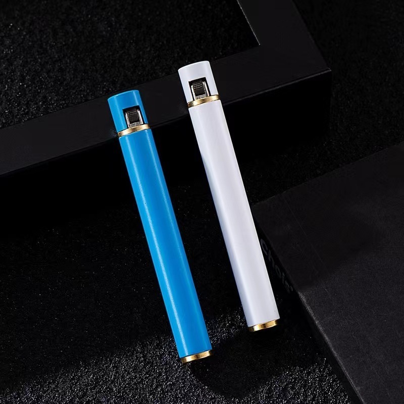 Custom Logo Flint Lighters For Cigarette Zinc Alloy Portable Mini Slim Flint Lighter