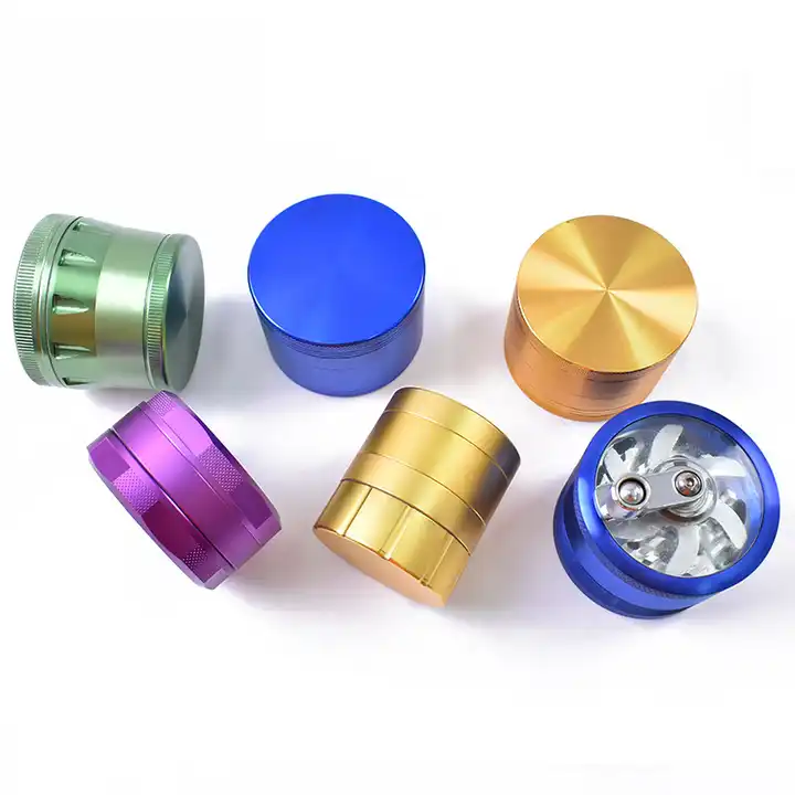 2024 Luxury Aluminum Big Herb Grinder Matte Spice Tobacco Crusher Grinder 40MM 50MM 55MM 63MM