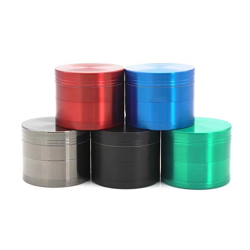 2024 Wholesale OEM/ODM Custom Logo 4 Layer 40Mm 50Mm 55Mm 63Mm Zinc Alloy Metal Spice Hemp Herb Grinder