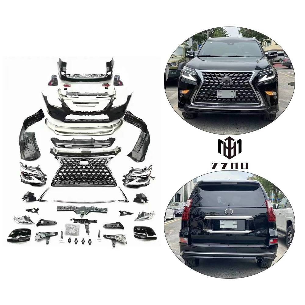 High quality body kits For Lexus GX400 GX460 2010-2019 modified to 2020 model include TRD front rear bumper body kits