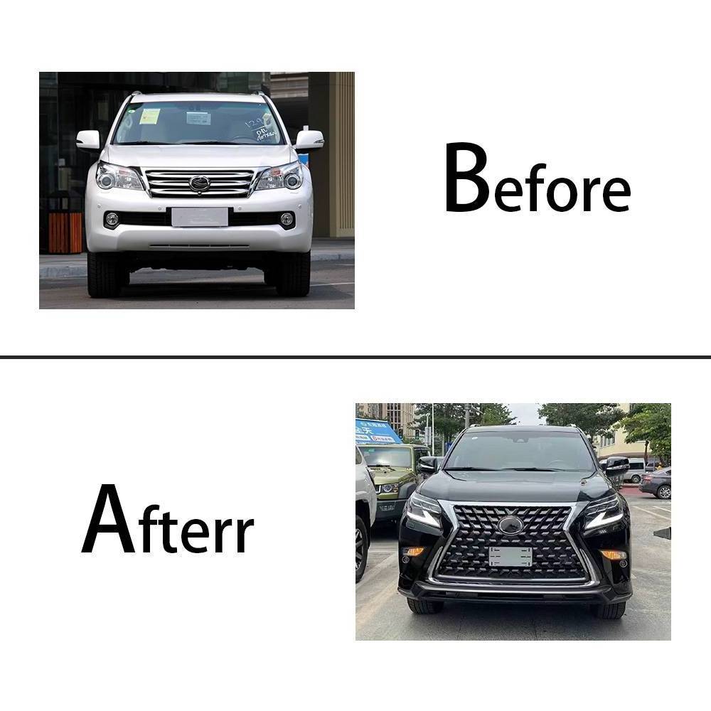 High quality body kits For Lexus GX400 GX460 2010-2019 modified to 2020 model include TRD front rear bumper body kits