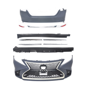 High quality kit for TO YO TA Camry 2018-2020 upgrade to Lexus LS model body kit with front bumper rear bumper and  Side skirt