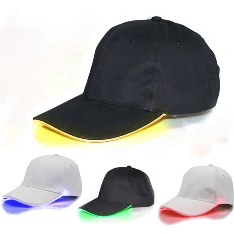 Custom Embroidery Baseball Cap with LED Lighting