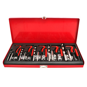 Thread Repair Kit, Thread Metric Inserts Repair Kit with Drill Bits Inserts Taps Break Off Tools Thread Repair Tool Kit