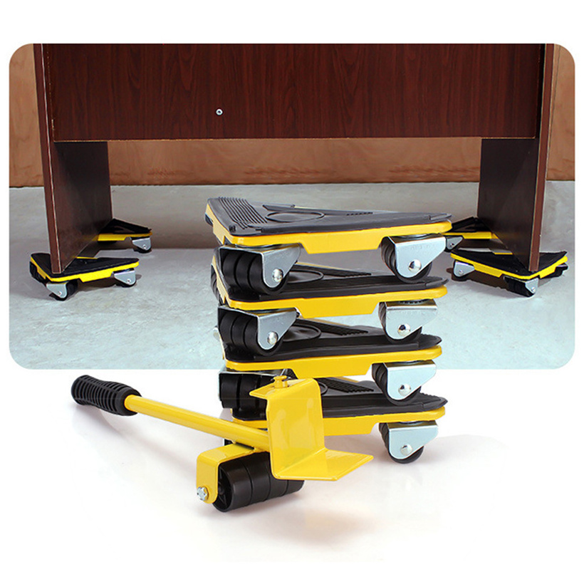 Moving Appliances Helper System Rollers Lifter Furniture 5pcs Mini Weight Moving Tools Set