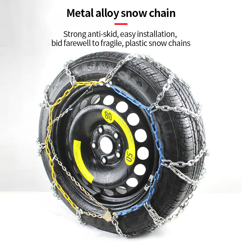 2pcs Car emergency tool tire snow chains 4WD 16MM Snow Chains 4X4 Snow Chains for car