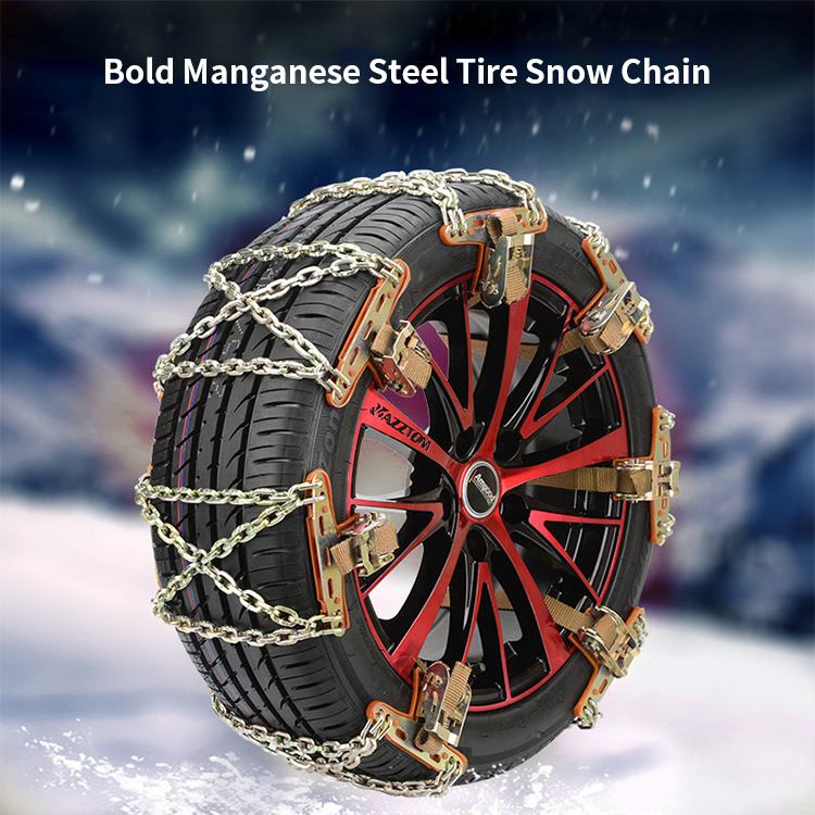 Hot-selling car general-purpose tire snow chain tire snow chain thick manganese steel chain