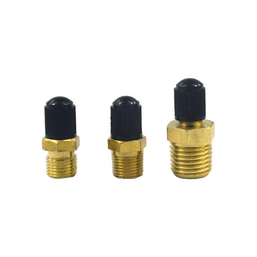 Hot Sale Motorcycle Vacuum Tire Valve Pressure Detection 1/4 NPT 1/8 M10*1 Brass Valve Stem 8v1 Thread