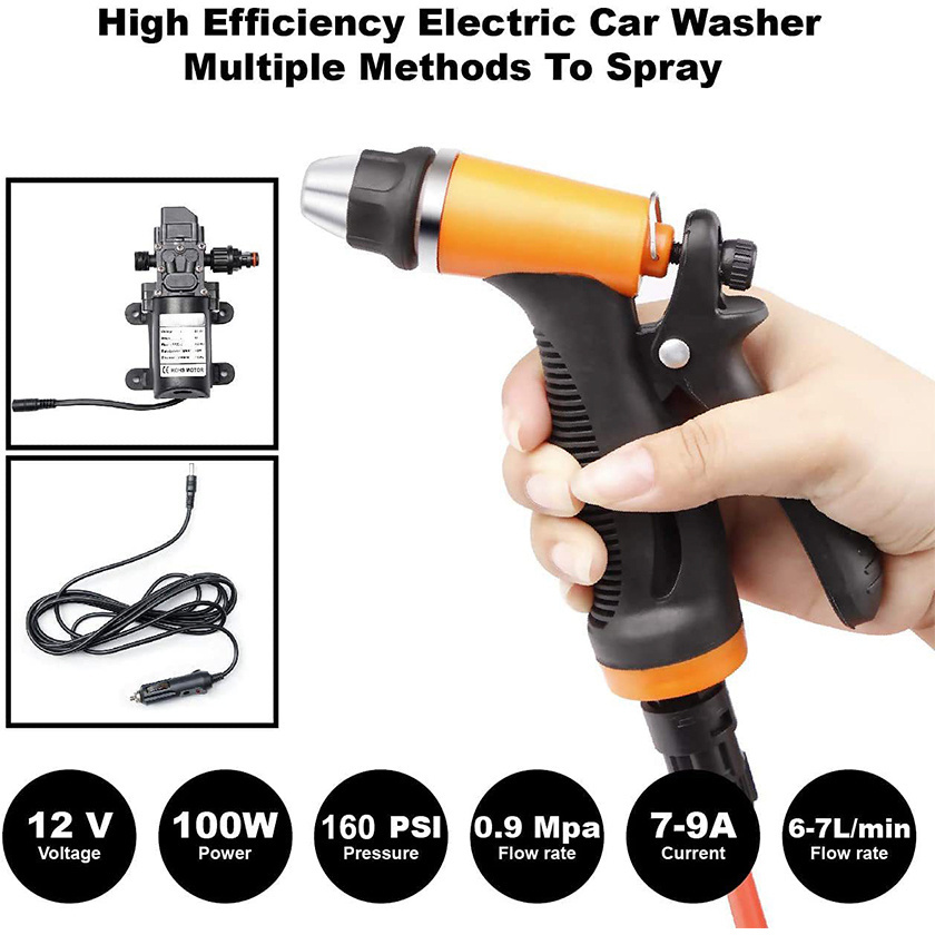 12v Self-priming electric car wash water pressure pump high pressure water pump for car wash