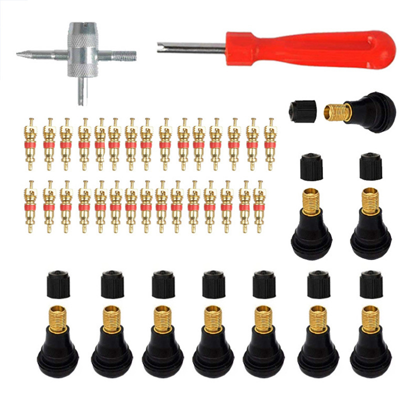 Valve Installation Tool 43-piece Valve Core Wrench and Tire Valve Core Set