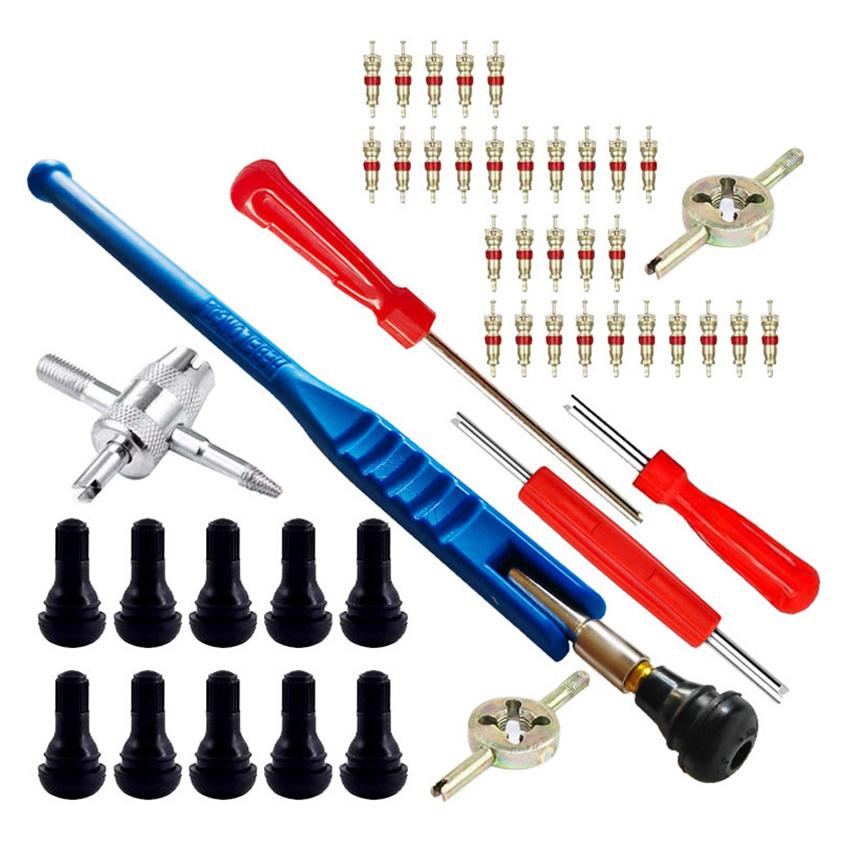 Valve Installation Tool 43-piece Valve Core Wrench and Tire Valve Core Set