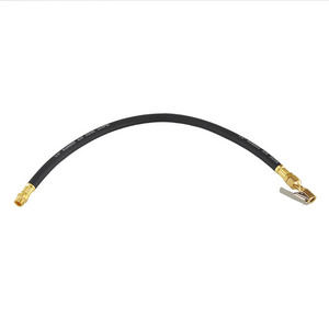 520mm Tire Tyre Hose with Lock-on Brass Air Chuck Silicone Rubber Hose Pipe Soft Flexible Inflation High Pressure