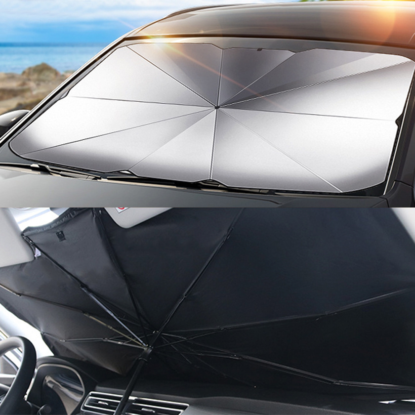 Best Selling Automatic whindshield sun visor windshield sun shade auto portable sunshade umbrella