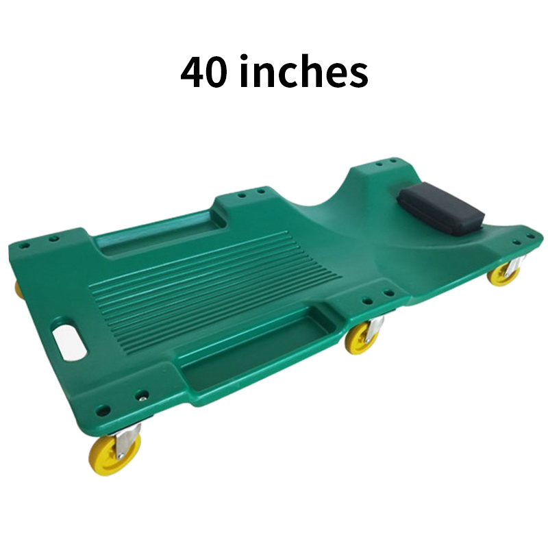 High quality 40'' Professional Plastic Mechanics Car Creeper for vehicle repair