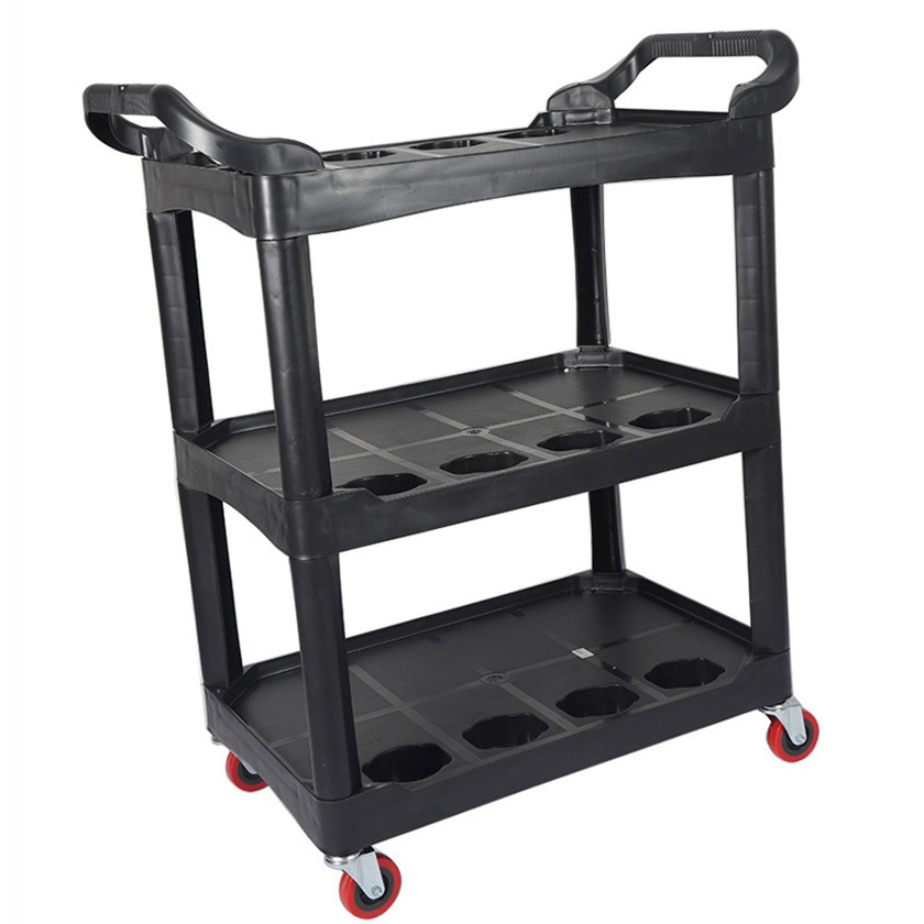 Car Detailing Three-layer trolley multi-functional cart storage tool cart