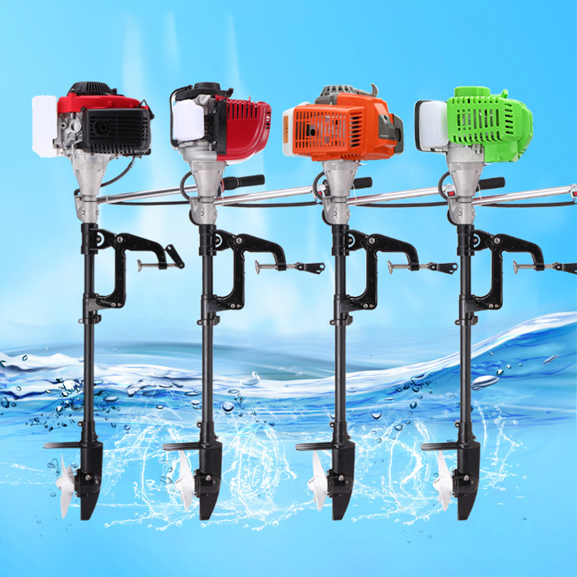 High quality 60cc pull start assault boat kayak outboard machine