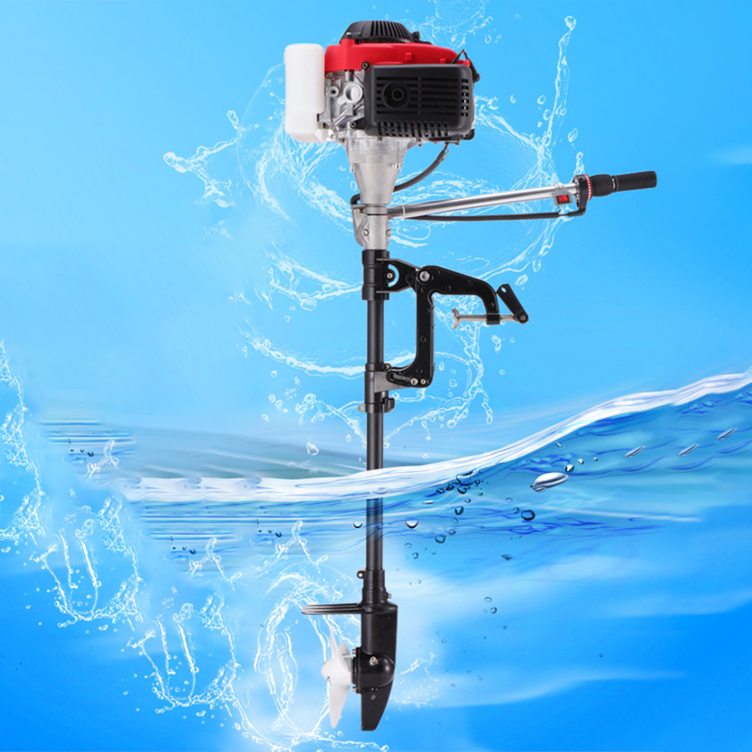 High quality 60cc pull start assault boat kayak outboard machine