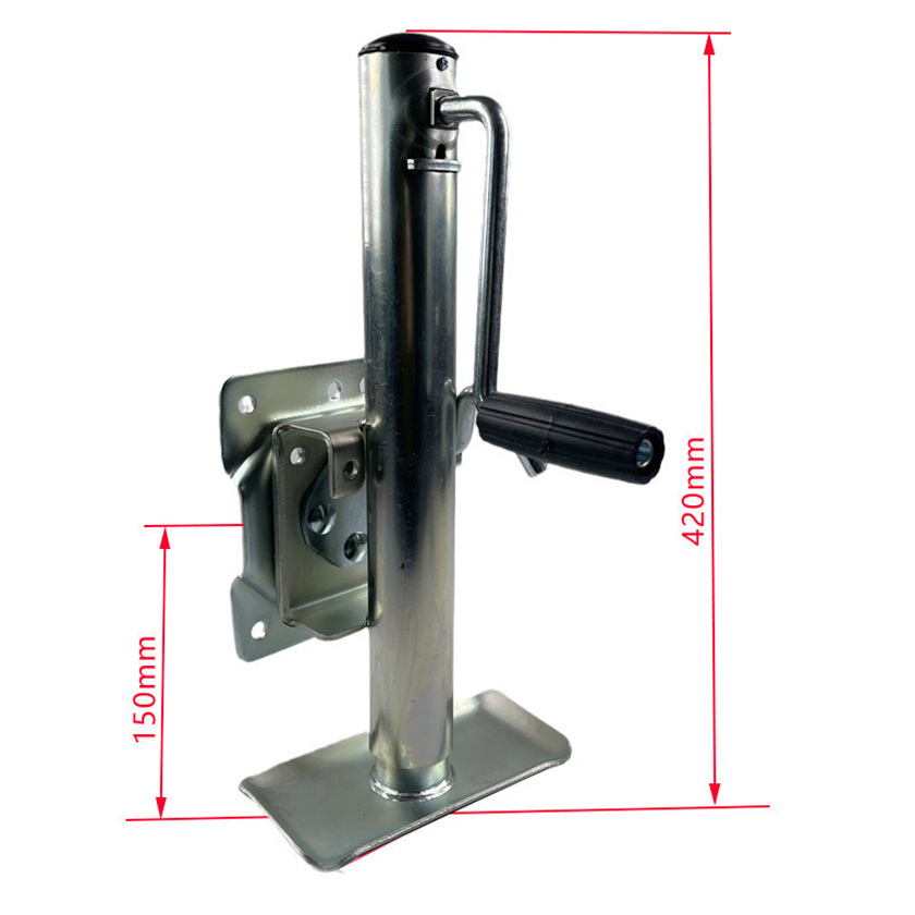 Mechanical car support leg screw bracket screw lifting frame trailer jockey wheel for  trailer