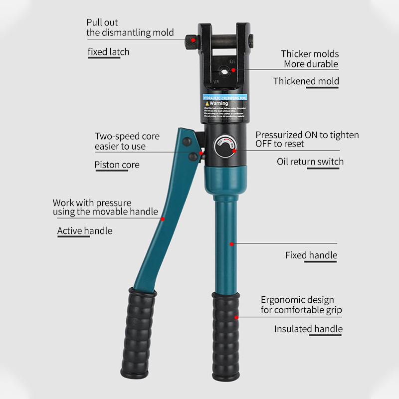 Premium quality multifunctional manual cable hose hydraulic pliers crimping tool